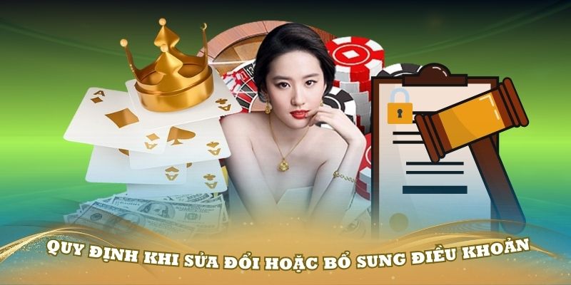 Các quy định khi sửa đổi hoặc bổ sung điều khoản sử dụng 69VN