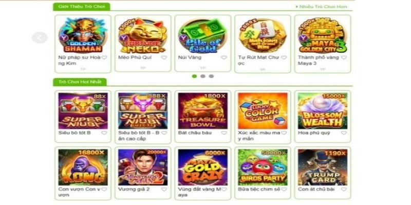 69VN sở hữu nhiều tựa game slot với các chủ đề đa dạng thu hút